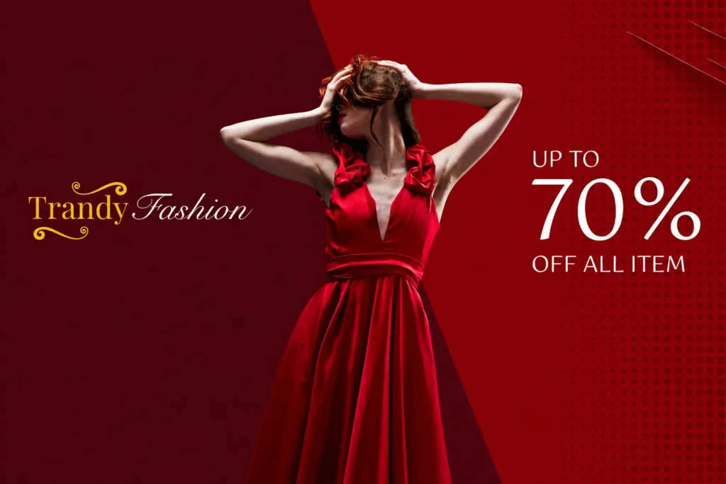 Fashion store poster design by Weezeon IT Solutions showcasing stylish branding for clothing business
